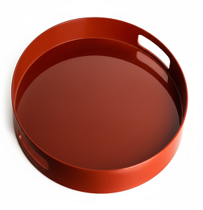 Home Plus Melamine Round Serving Tray 40 cm – Red 6222019243566

