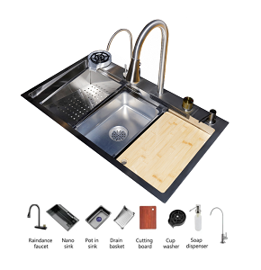 PSM 850 ST - Smart Purity kitchen sink, size 85 × 48 cm, stainless
