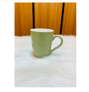 Porcelain Mug Embossed , Assorted Colors -MG5-9
