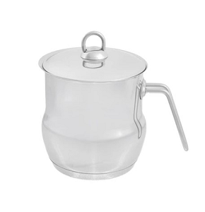 Royal Alfredo Stainless Steel Milk Pot, 1.5 Liter,Silindir