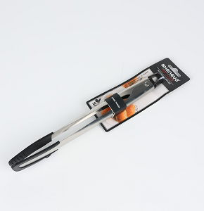 food tongs Durable stainless steel  with a comfortable heat-resistant handle B7837