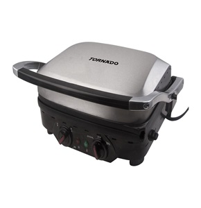 Tornado Electric Grill, 1800 Watt- Black Stainless - TCOOK-1800