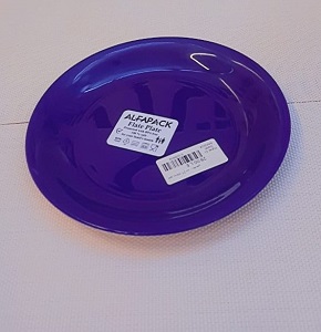 flate Plate 21 cm -  Purple-0795697020805
