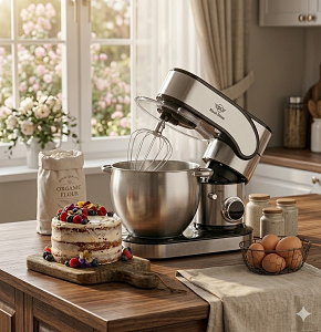 BLACK STONE Stand Mixer 10.5L, 2200W, Digital, Stainless SC-613E