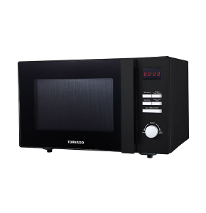 Tornado Microwave Solo 25 Liter 900 Watt 8 Menus Black - TMD-25SE-BK
