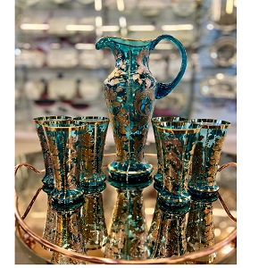 Sherbat Set Asin Modified – Hand-Embellished, 7 Pieces
