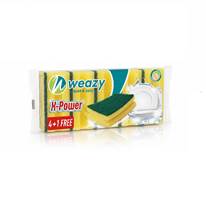 WEAZY 5 Pcs Nail Protector Scouring Sponge Xpower