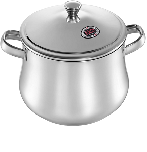 Zahran stainless-steel handled pot 22 cm



