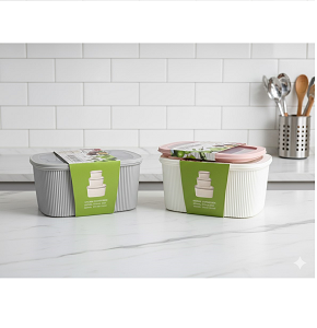 Refrigerator Storage Container Set – 3 Pieces - ch -a1-695