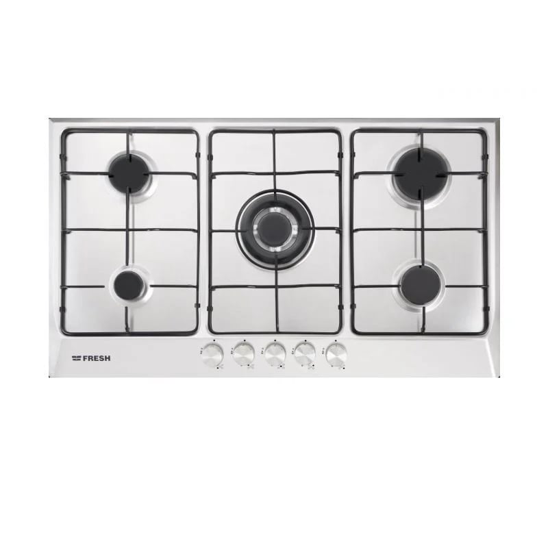 FRESH Hob Built-in Gas, 90 cm 5 Burners , Stainless Steel - FRESH-19800
