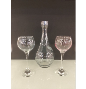 2M  boom laser cocktail 6 cups + bottle sherbet set

