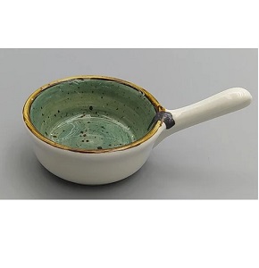 Serving porcelain plate Danny Home with handle Dimensions 10.5 × 6.5 × 2.5 cm CZT04-56
