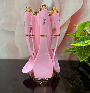 Thermal silicone Perfect distribution set – heat-resistant up to 250°C, in pink and gold color
