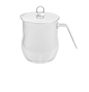 Royal Alfredo Stainless Steel Milk Pot, 2 Liter,Silindir