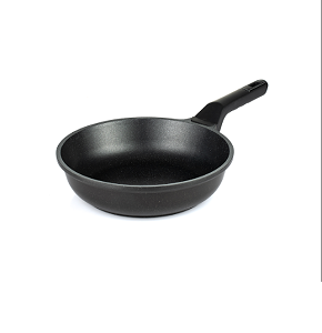 Granite Frying Pan - Size 26 cm 4 mm - Kazan / Black

