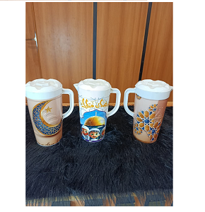 ALTAWFEK Jug Normal Plastic, Ramadan Drawings TWFKNJ