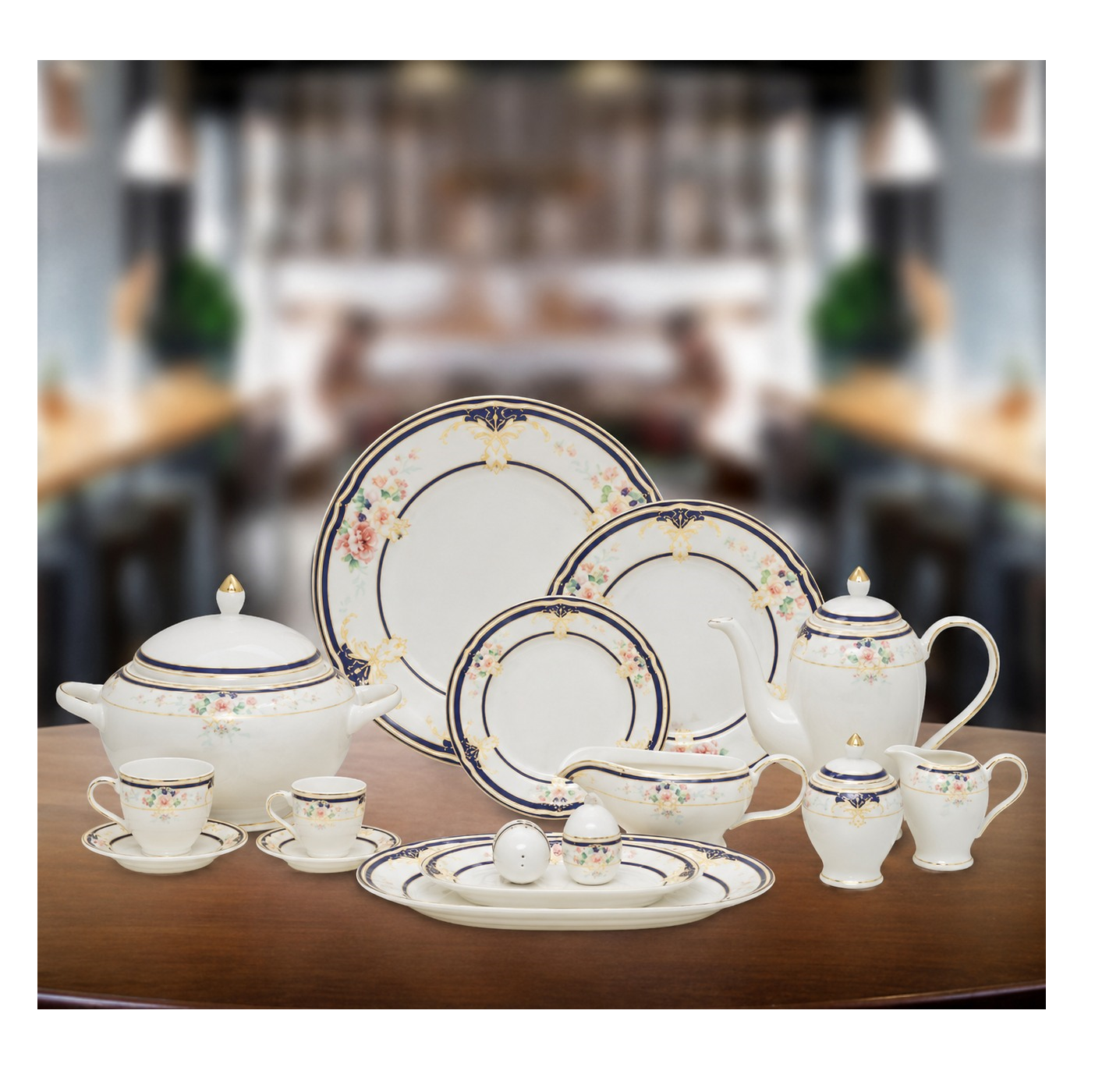 Czech dinner set, 124 pieces
