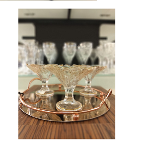 2M strawberry gilded 6 pieces jelly set
