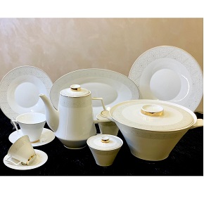 Dinner set 60 Q Dorobina MOM-O-1G GG Bone Pearl Mix and Match
