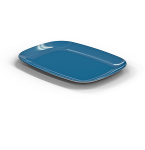  Serving platter 26*35 Teal
