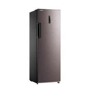 Toshiba Upright Freezer, No Frost, 7 Drawers, 238 Litres, Grey - GR-RU312WE-DMN(37H)