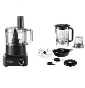 TESLA Kitchen Machine 1000W,2.3L, Blender1.5L+Accessories TSL-FP300