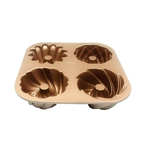 4-piece Cake Mold Kazan