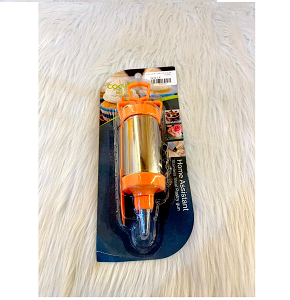 Stainless Steel Cream Syringe with 4 Stainless Steel Nozzles – High precision shaping, easy to use