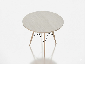 ترابيزه رويال شير 80*80 مدور خشابى
