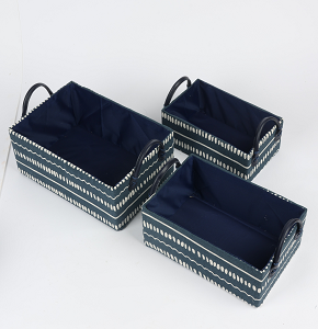 Storage Box Green and White D4048-2