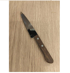 Tramontina Brazilian 8-inch knife with a wooden handle