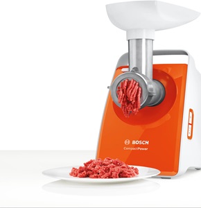 Bosch CompactPower Meat Mincer, 1600 Watt, White \ Red - MFW3630I
