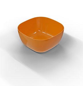  salad bowl 26*26 Orange
