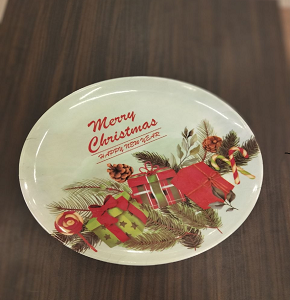 Al Sharif Melamine Tray,Round,No. 3 - 6221189026016
