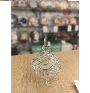 2M snail gilded bonbonniere with lid
