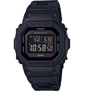 Casio G-Shock Resin Band Digital Watch for Men - Black - GW-B5600BC-1BDR