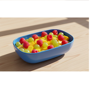 M-Design Deep Plate 21 cm – Blue (BPA Free – Microwave Safe)6224007306192
