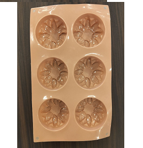 Silicone Cupcake Mold 6 Cups Single Shape – Simple and practical