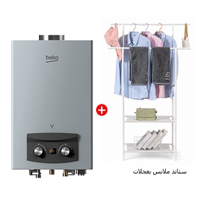 Beko Gas Water Heater Digital, 6 Liters, Silver BGWH 6LS