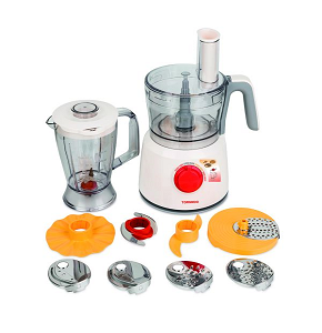 Tornado TFP-1000CC Food Processor 1000W, 1.2L Capacity with Jug, White