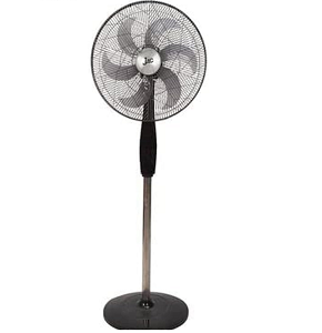 JAC Stand Fan 18 Inch, 3 Speeds, 75W, Remote, Black NGSF-1842R