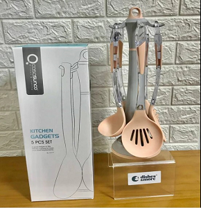 Casasunco Serving Set 5 Pieces, Silicone, Pink Color, Code: SK-3377
