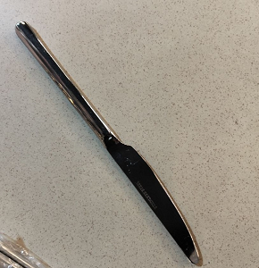 Set of 6 Stainless Steel Table Knives Aurora Model – Abu Hamda