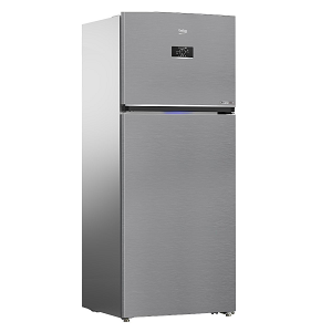 Beko Refrigerator, No Frost, 2 Doors, 557Litres, Inverter Motor, Silver - B3RDNE590ZXB