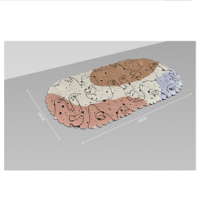 Bath Lux Multi-Color Bathroom Mat 45cm * 75cm