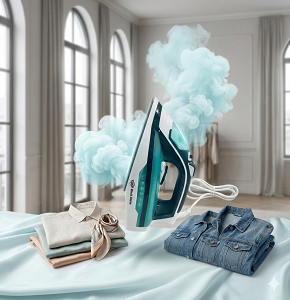 Black Stone Steam Iron – 2600W – 350 mm – Green
