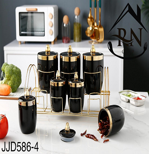 8-Piece Spice Set with Stand Code JJD586-4
