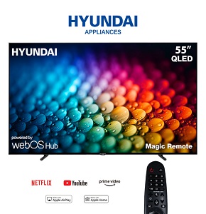 HYUNDAI TV 55 Inch Smart QLED Framless L55HYNDA750