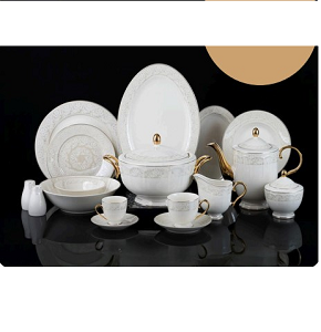 Oxford dining set 60 pcs round combining extreme precision and classic luxury
