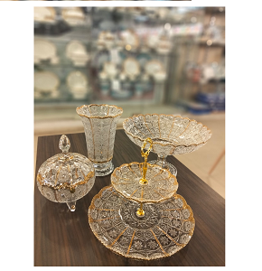 5-Piece Engraved Gift Set 500 Gold
